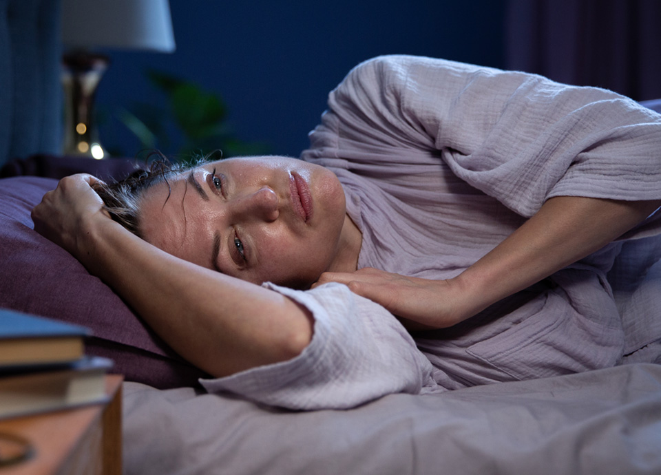 Vallningar på natten och sömnproblem i klimakteriet
