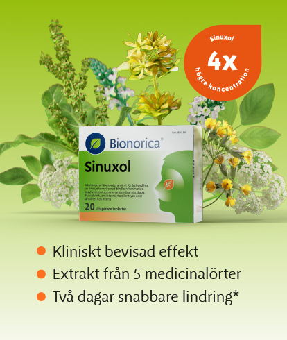 Sinuxol löser huvudproblemen vid bihåleinflammation